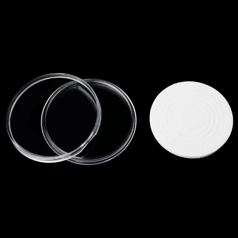 R1WA Round Coin Storage Box con pad sostituzione interno nonno Raccogli le monete regalo