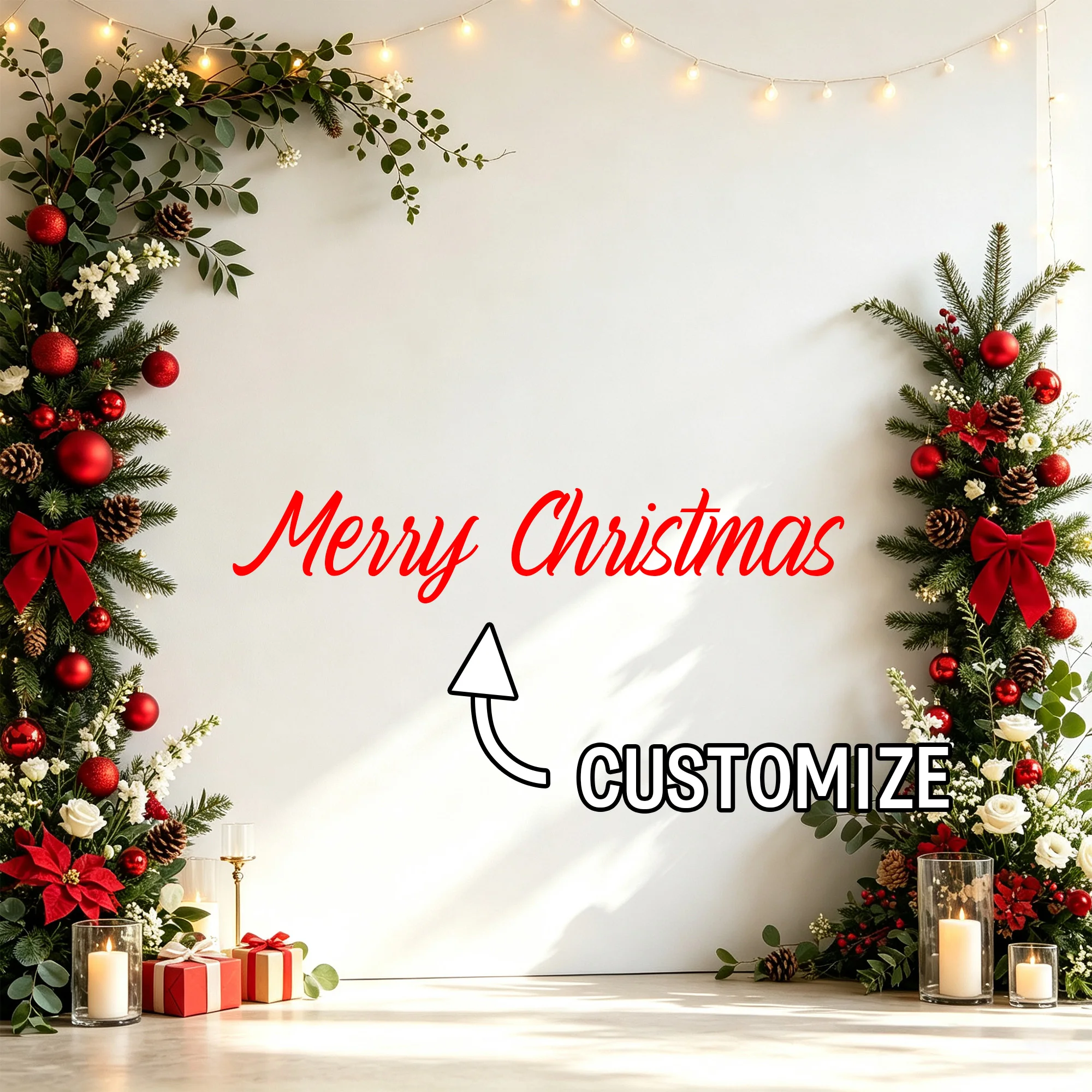 1PC Create Your Own Sticker for Wall or Arch Backdrop Custom Decal Personalized DIY Quote Birthday Party Baby Shower Decoration