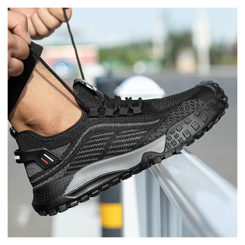 men's casual summer plastic toe caps work safety shoes worker tooling security boots insulated sneakers factory footwear protect