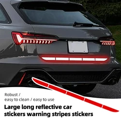 Car reflective sticker, trunk sticker, trunk reflective sticker, car collision warning strip sticker decoration