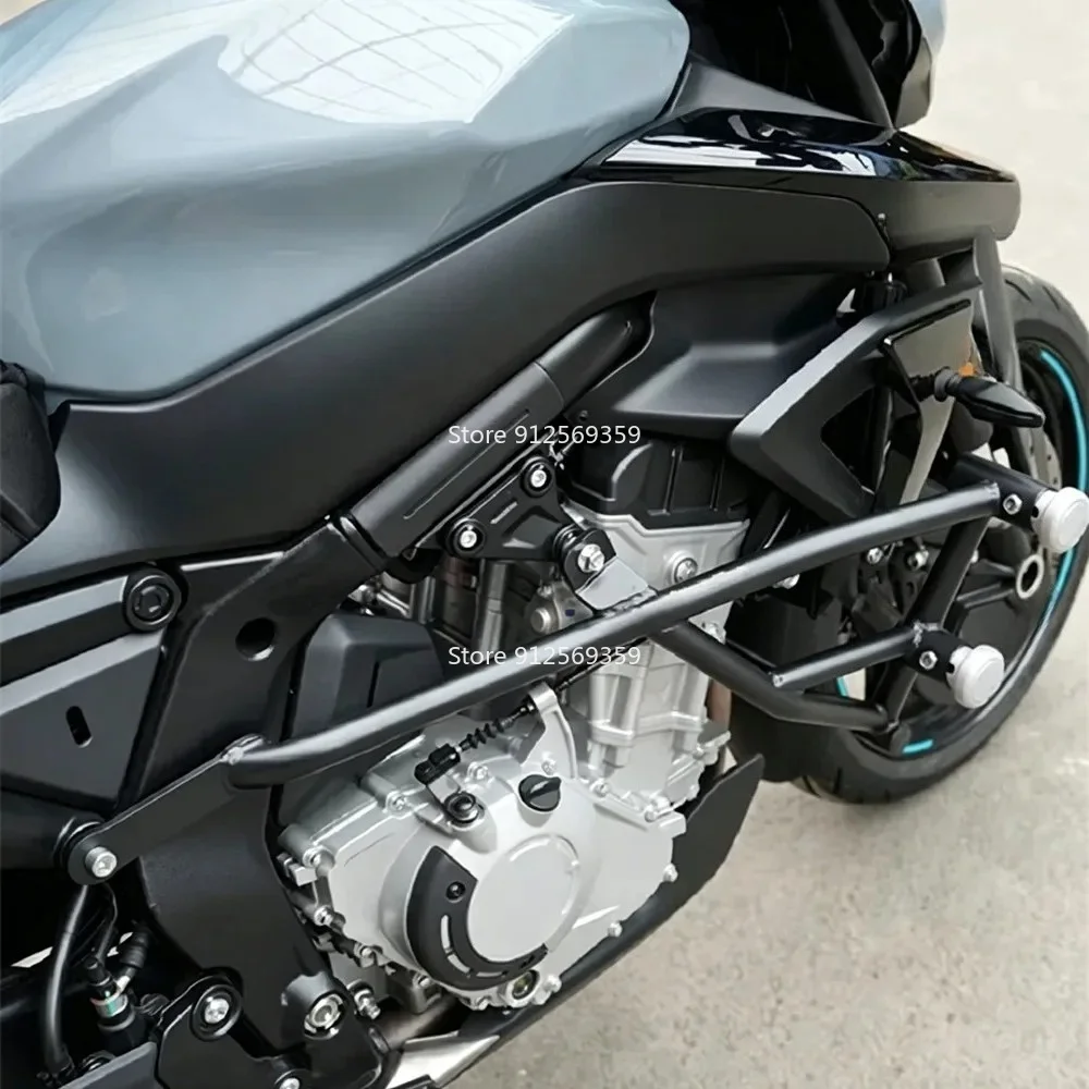 For CFMOTO 675NK 675 NK 675-NK Motorcycle Bumper Body Anti Drop Bar Engine Guards Crash Bar Frame Protectors Tank Protector