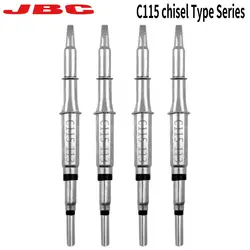 JBC C115 Chisel Welding Tip Copper Lead-free Heating Soldering Station Iron Tip for Phone Repair SMD PCB  Nano Soldering Tools