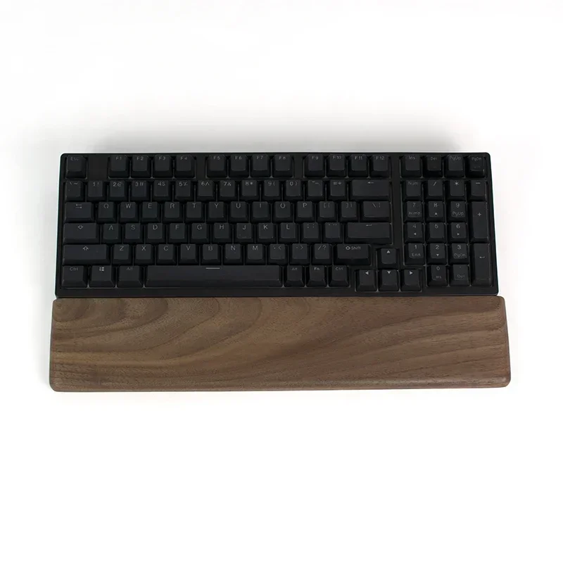 مسند راحة اليد من خشب الجوز الأسود مخصص من الخشب الصلب مسند للمعصم شجرة بلام خشبية 60/75/86/100/104% ملحقات لوحة المفاتيح الميكانيكية مسند الماوس