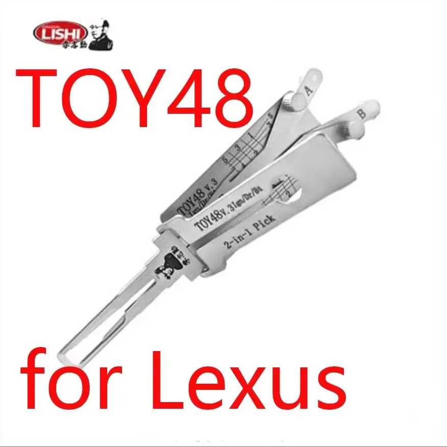 

2026 Lishi 2-in-1 Pick/Decoder Tool for Lexus TOY48 Short Locksmith Professional Automotive Entry System
