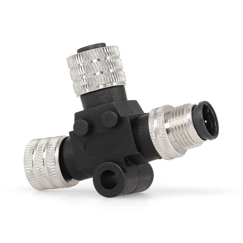 For NMEA 2000 T Connector 3 Port T-Shaped Three-Way NMEA 2000 Starter Kit T Connector Starter Kit