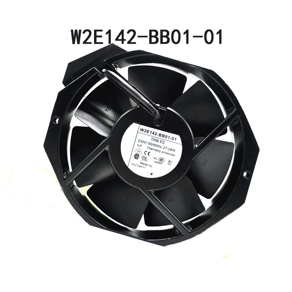 W2E142-BB01-01 7056ES Axial Fan 230VAC 27W Heat resistant fan 172*150*38mm Silent Cooling Fan