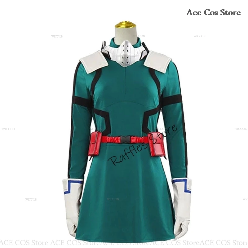 My Hero Genderswap Academia Izuku Midoriya Deku Cosplay Costume Dress Wig Women Men Anime Adult Suits Halloween Party