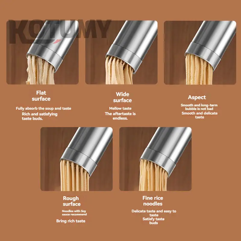 Ручная беспроводная машина для производства лапши Портативная беспроводная домашняя машина для изготовления макаронных изделий Ручная автоматическая машина для изготовления лапши из нержавеющей стали