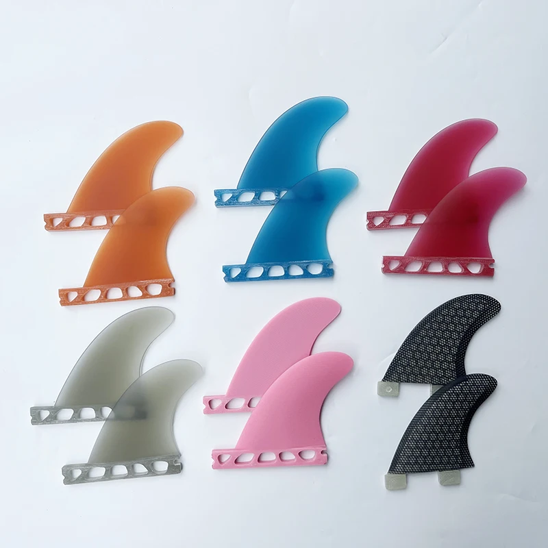 

Surfboards Fiberglass Rudder Side Fin Two-Piece Tail Fins Surf Sports Split Balance Shark Fins Surf Sports Accessories