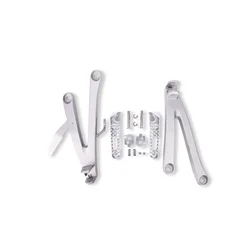 CVK Motorcycle Aluminium Rear Footrests Bracket Kit Foot Pegs Rests Assembly For Honda CBR600 2007 2008 - 2014 CBR600RR F5 07-14