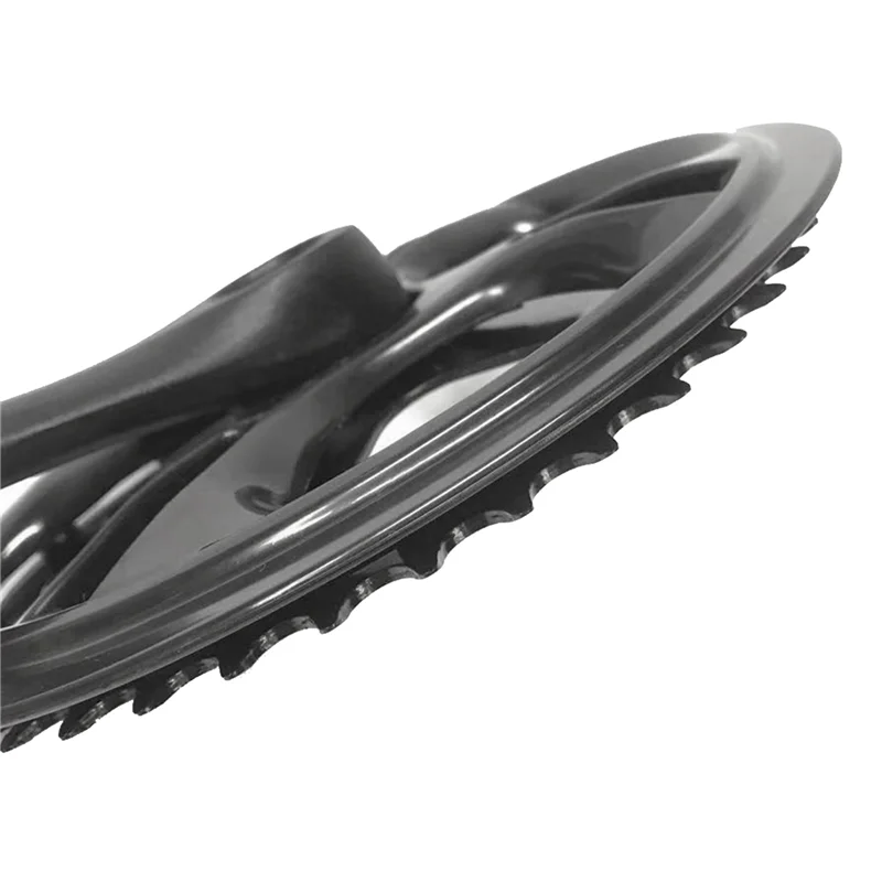

B72A 2X Single Speed 42T Folding Bike Crankset Road Bike 152 Mm Crank Set Hollow Tooth Plate Bike Sprocket Bike Accessories