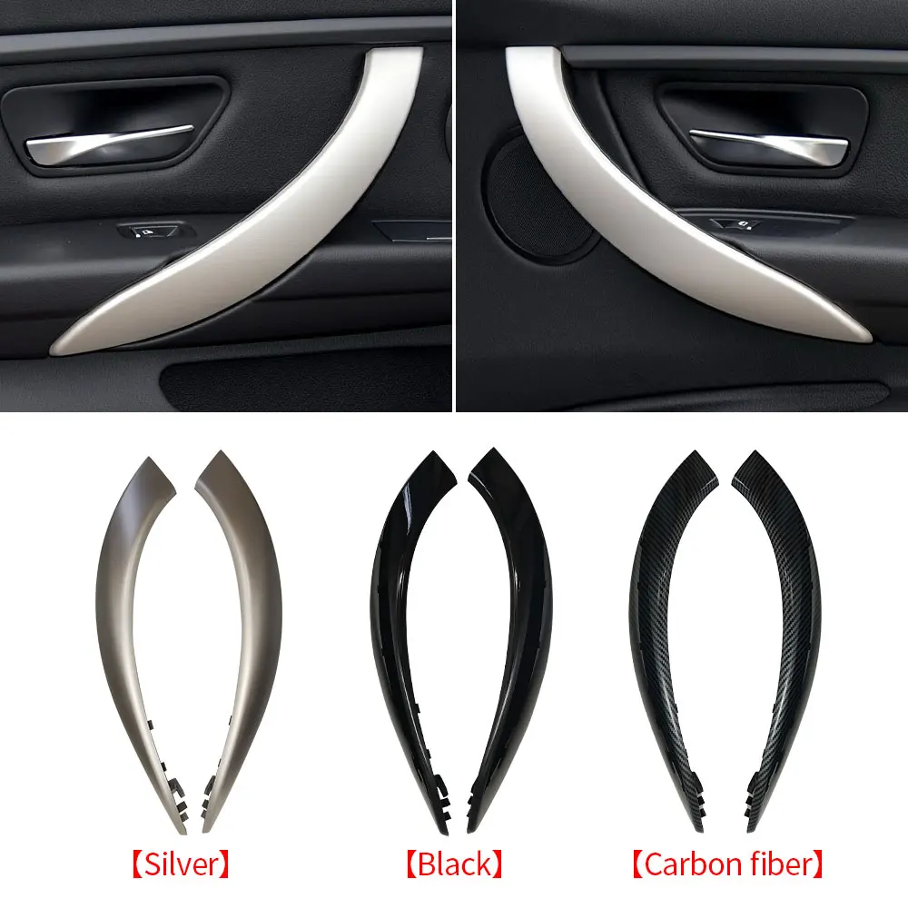 Car Interior Door Handle Pull Cover Accossory For BMW 3 4 Series F30 F31 F32 F33 F34 F36 318 320 328 330 335 420 425 430