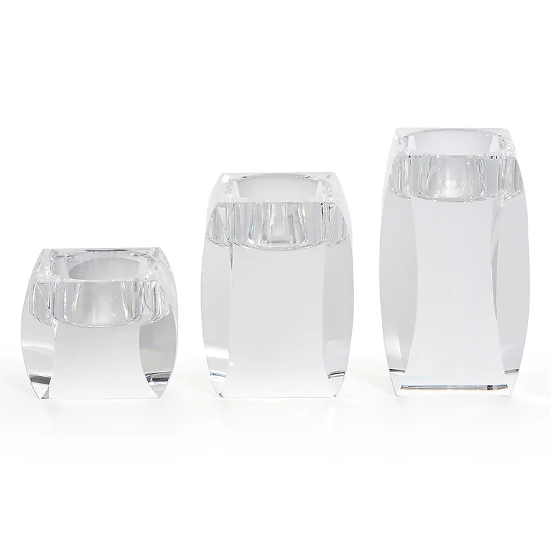 

European crystal candle holder modern home decoration model room soft decoration romantic proposal