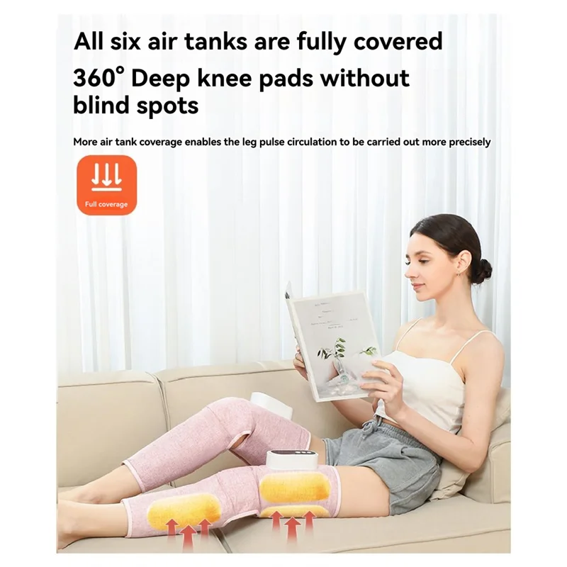 ضغط الهواء مدلك الساق اللاسلكي ضغط الساق مدلك الكهربائية العجل مدلك الاسترخاء العضلات تخفيف التعب #6