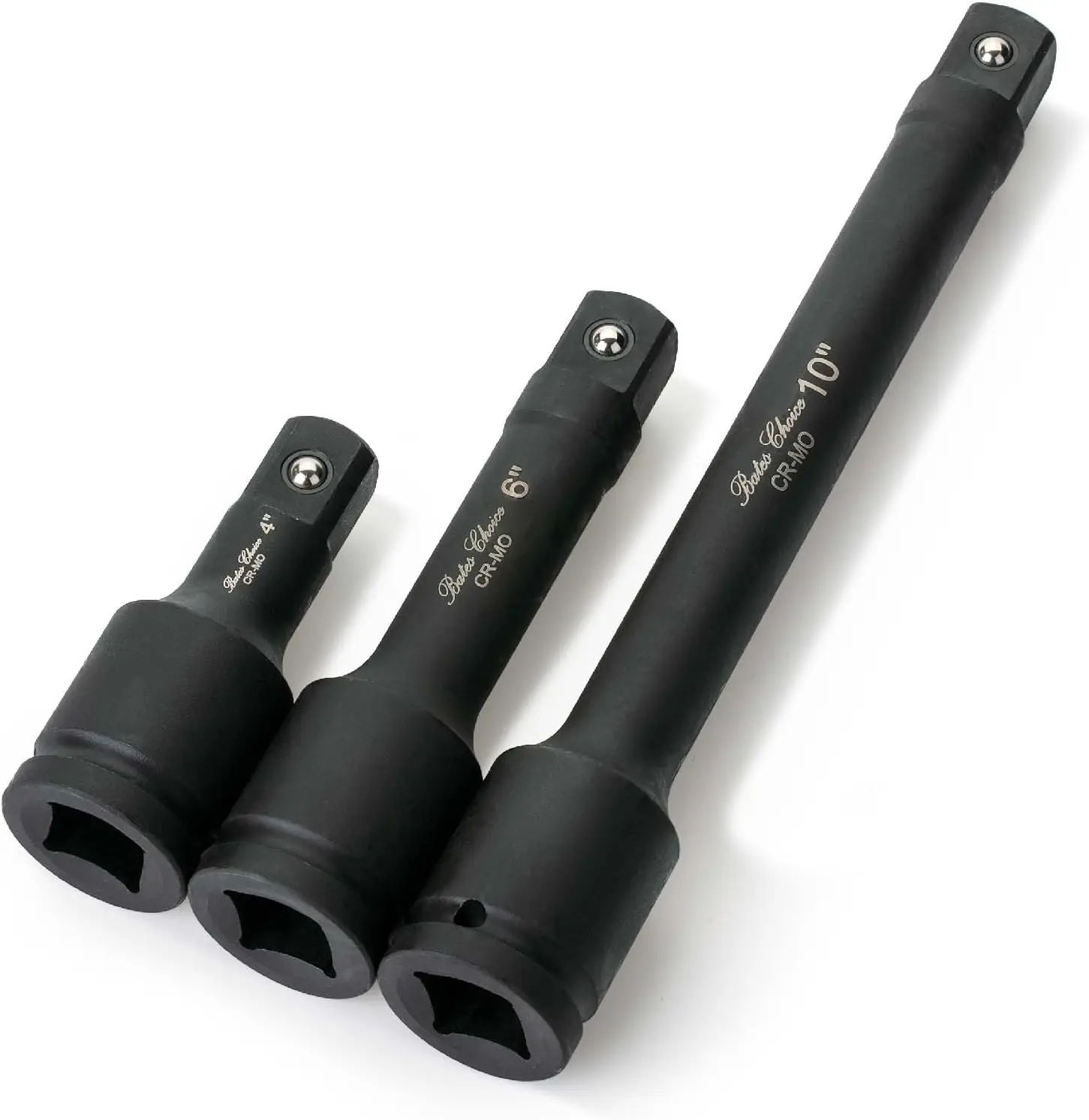 

Bates- Drive Impact Extension Bar Set, 3/4' Drive, 3 pcs, 4', 6', 10', Ratchet Extension Bar