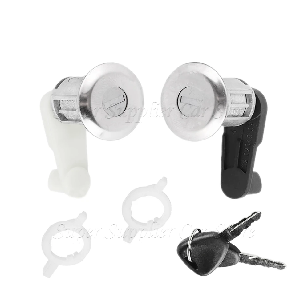For Renault Megane 1996-2003 Master 1998 1999 2000 2001 2002 2003 2004 2005-2008 Door Lock Cylinder & Keys 7701468982 7701468981