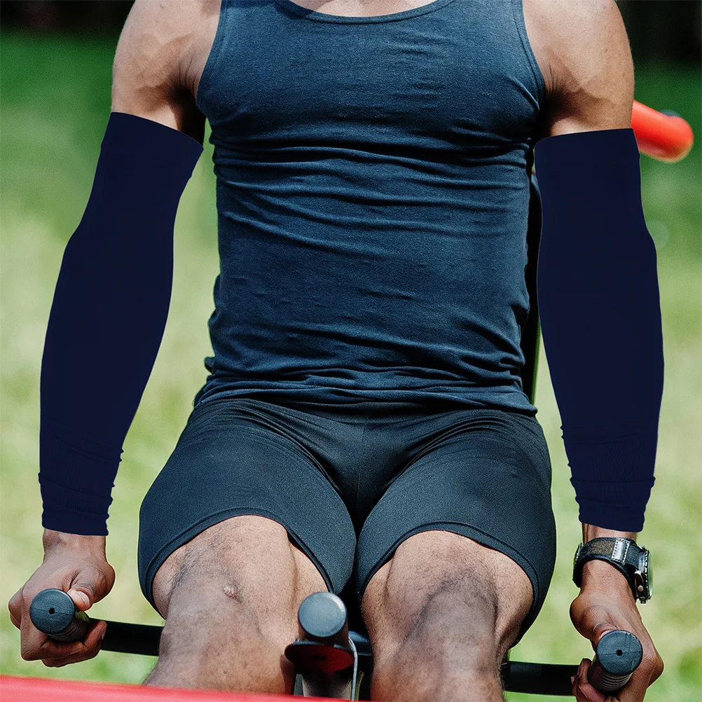 زوجان من أكمام الذراع للحماية من الشمس ومضادة للتآكل ومريحة ومرنة للقيادة وركوب الدراجات والمشي لمسافات طويلة وأكمام رياضية للحماية من الشمس