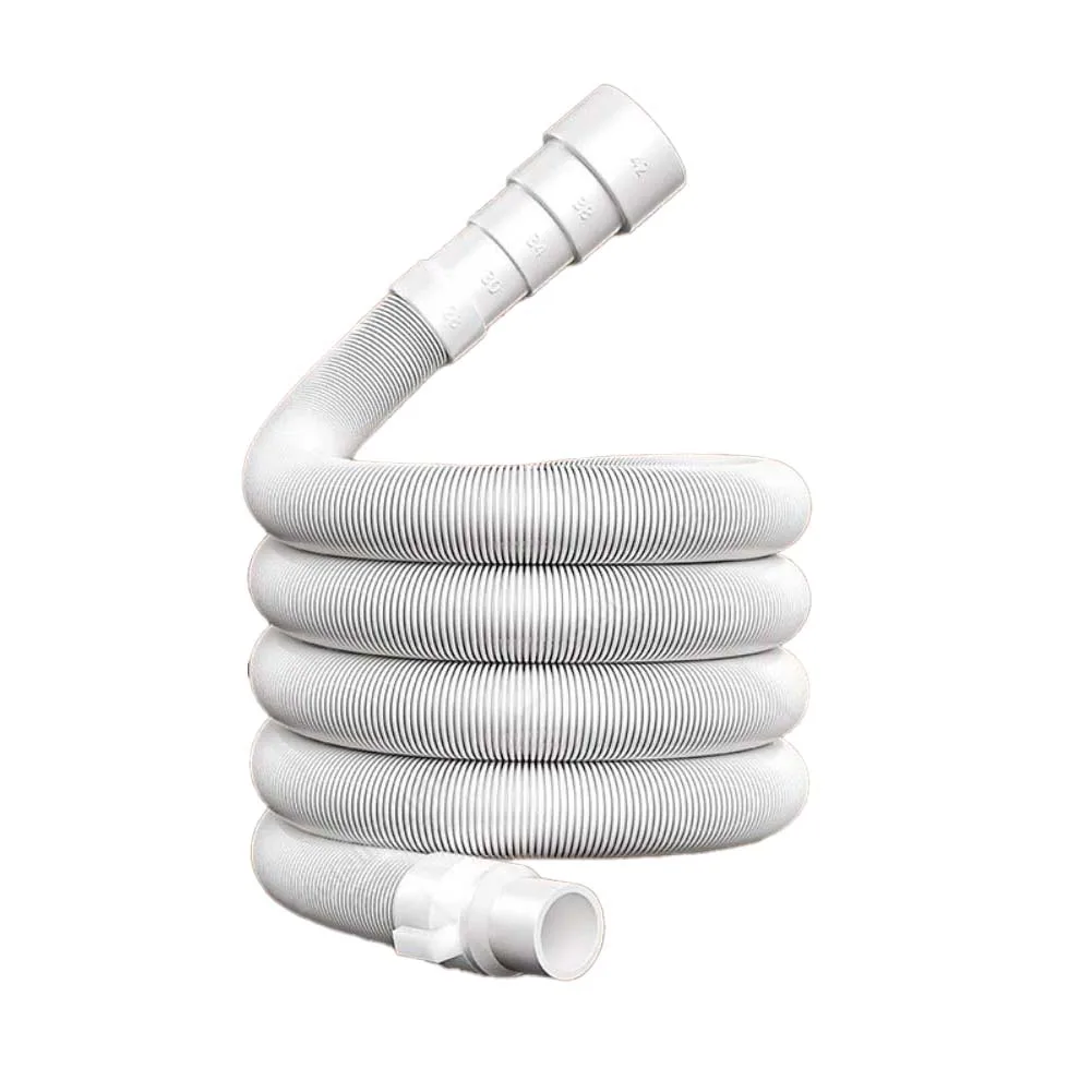 4-8m EVA Washing Machine Drain Hose Fully Automatic Washing Machine Drain Pipe Flexible Extension Pipe Connector With Clamp