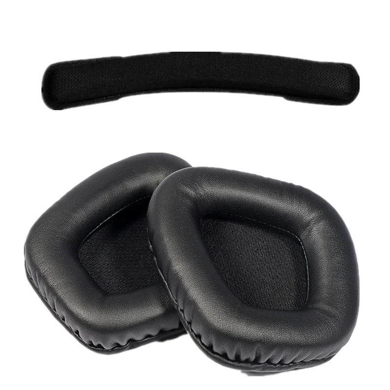 1 paio di cuscinetti auricolari per Corsair VOID PRO cuffie da gioco cuffie di ricambio Cover cuffie in Memory Foam cuffie con fascia per capelli