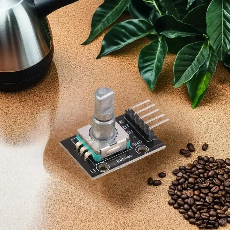 

KY-040 Rotary Encoder Module With 15×16.5 Mm With Knobs For Arduino Micro Controller Use Adjustable Encoder Module