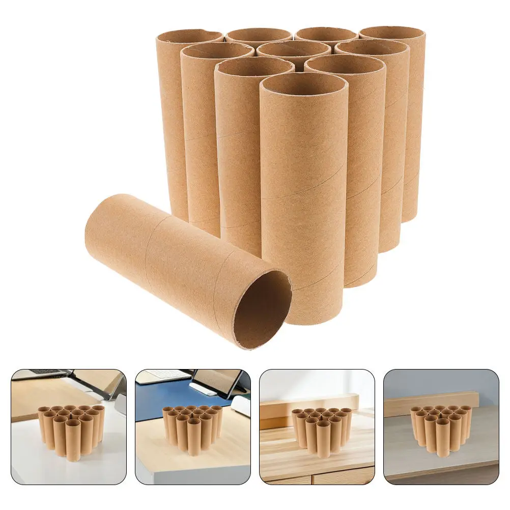 20個入り未完成紙管ロール15cm厚紙筒diyクラフト用トイレットペーパーロール代替品学校美術用