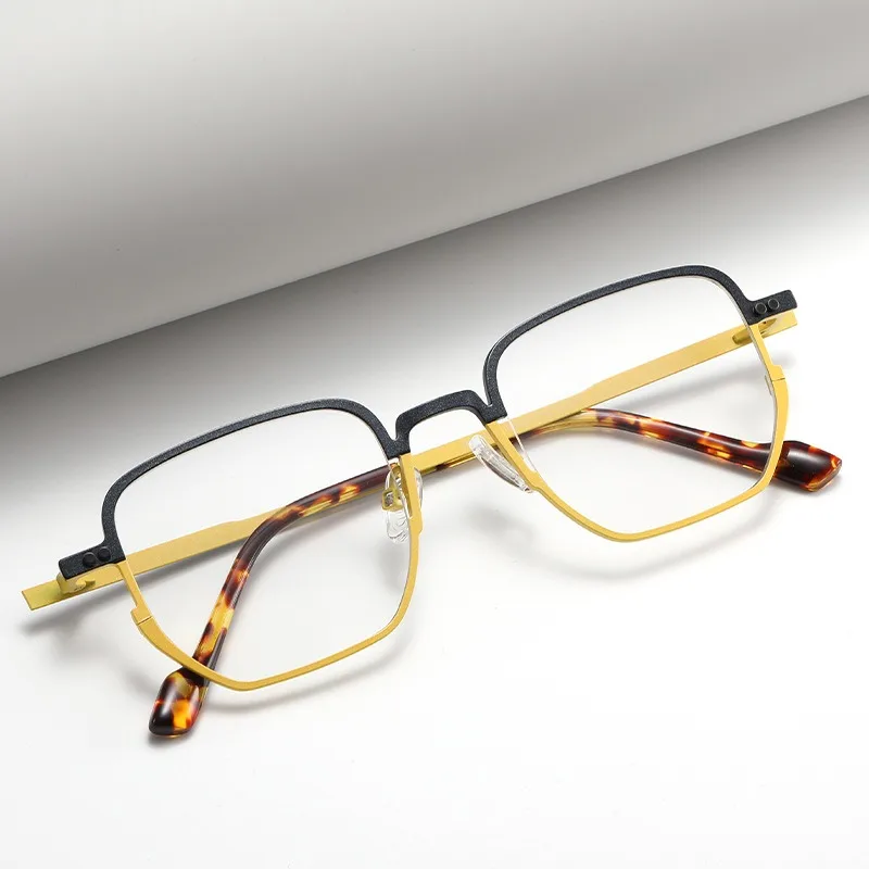 

Alloy Glasses Frame Women Ultralight Vintage Sqaure Eyeglasses Men High Quality Retro Japanese Style Eyewear