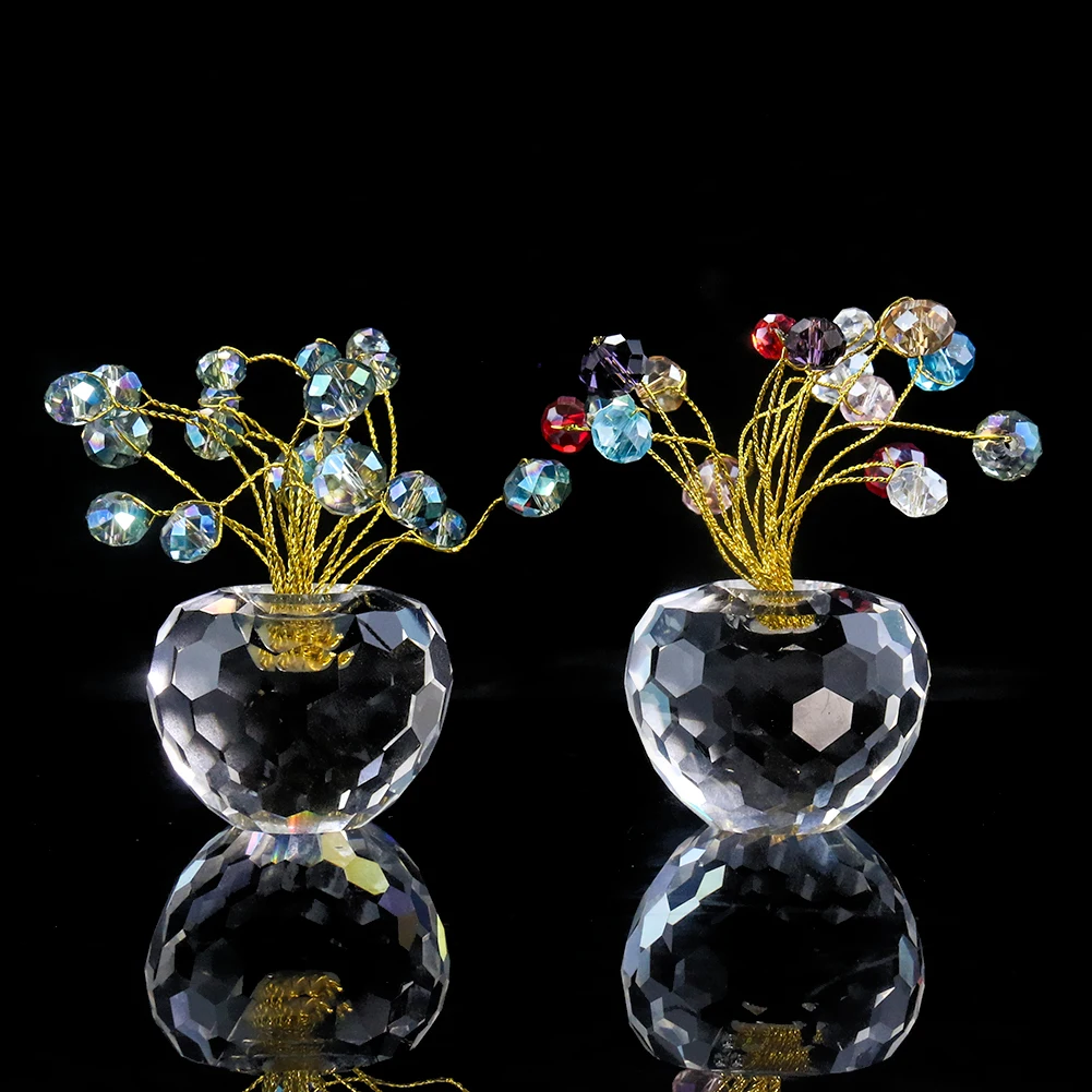 Crystal Lucky Fruit Car Interior Supplies Car Home Office Ornament Decoration Accessories Birthday