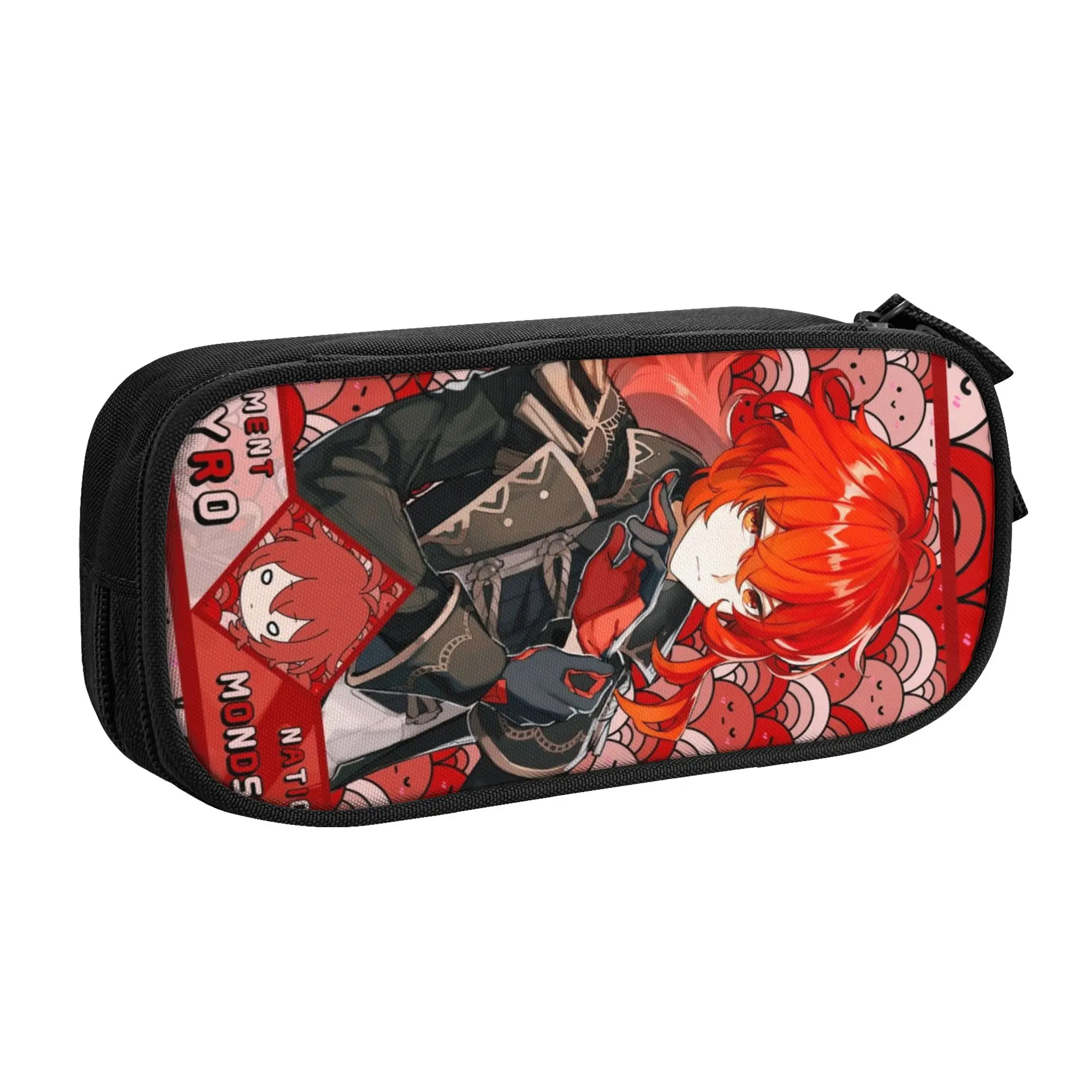 Kawaii Anime Genshin Impact Pencil Case for Boys Girls Manga  Large Storage Pen Bag Box School Supplies
