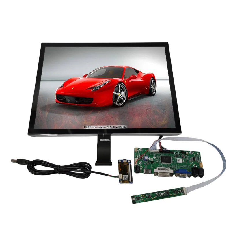 

15 inch Monitor controller capacitive touch display module kit 1024X768 IPS LCD For Car Raspberry Pi3 Android industrial display