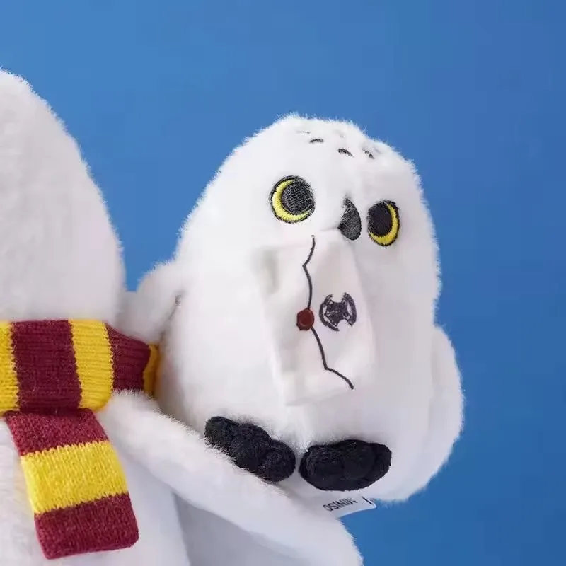Hedwig Schneeul Plüschpuppe HUGKIS Weiches Stofftier Geschenk Spielzeug Schulterdekoration Spaßiges Spielzeug Jungen Mädchen Geburtstagsgeschenke – Detail 3