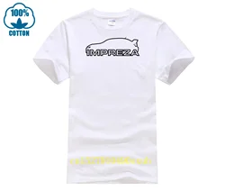 Subaru Impreza Car Outline big font T Shirt