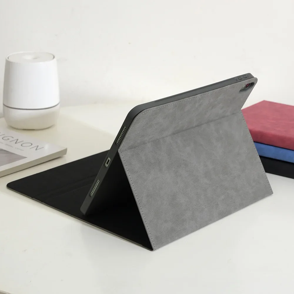 

Бизнес-чехол для iP Fisk iPadPro 13 11 12,9 дюймов 2024 iPad 7/8/9/102 10,9 дюймов Чехол с несколькими углами Подставка Корпус из ТПУ Совместимость