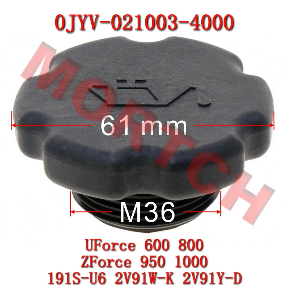 Cylinder Head Cover Filler Cap 0JYV-021003-4000 CFMoto UForce ZForce 600 800 950 1000 TRAIL XL SPORT Crew 191S 2V91W-K 2V91Y-D