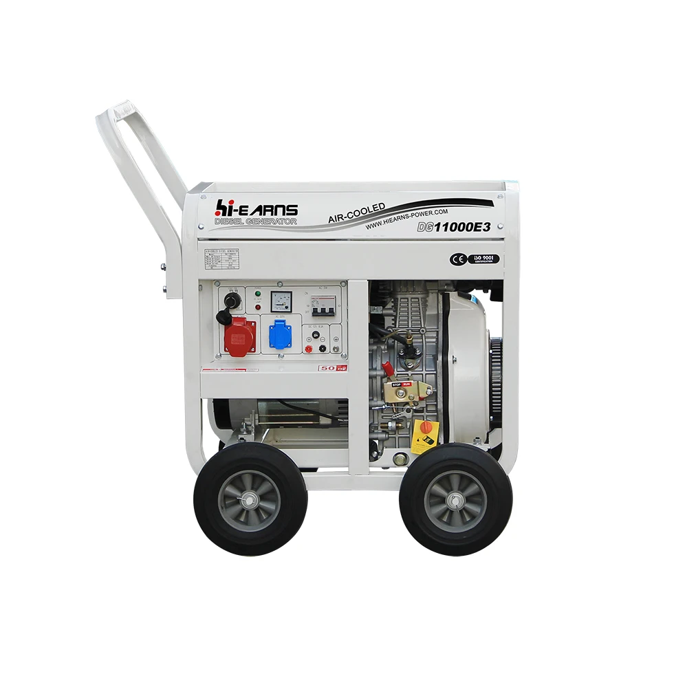 

10KVA 8KW air cooled three phase portable die·sel generator