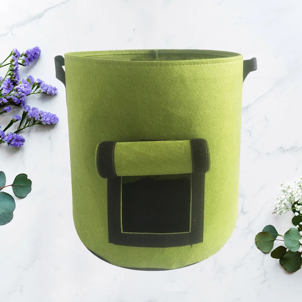 

Plant Growing Bags Non Woven Fabric Durable Windproof Breathable Potato Sacks Outdoor Containers Root Ball Uniform Sweet