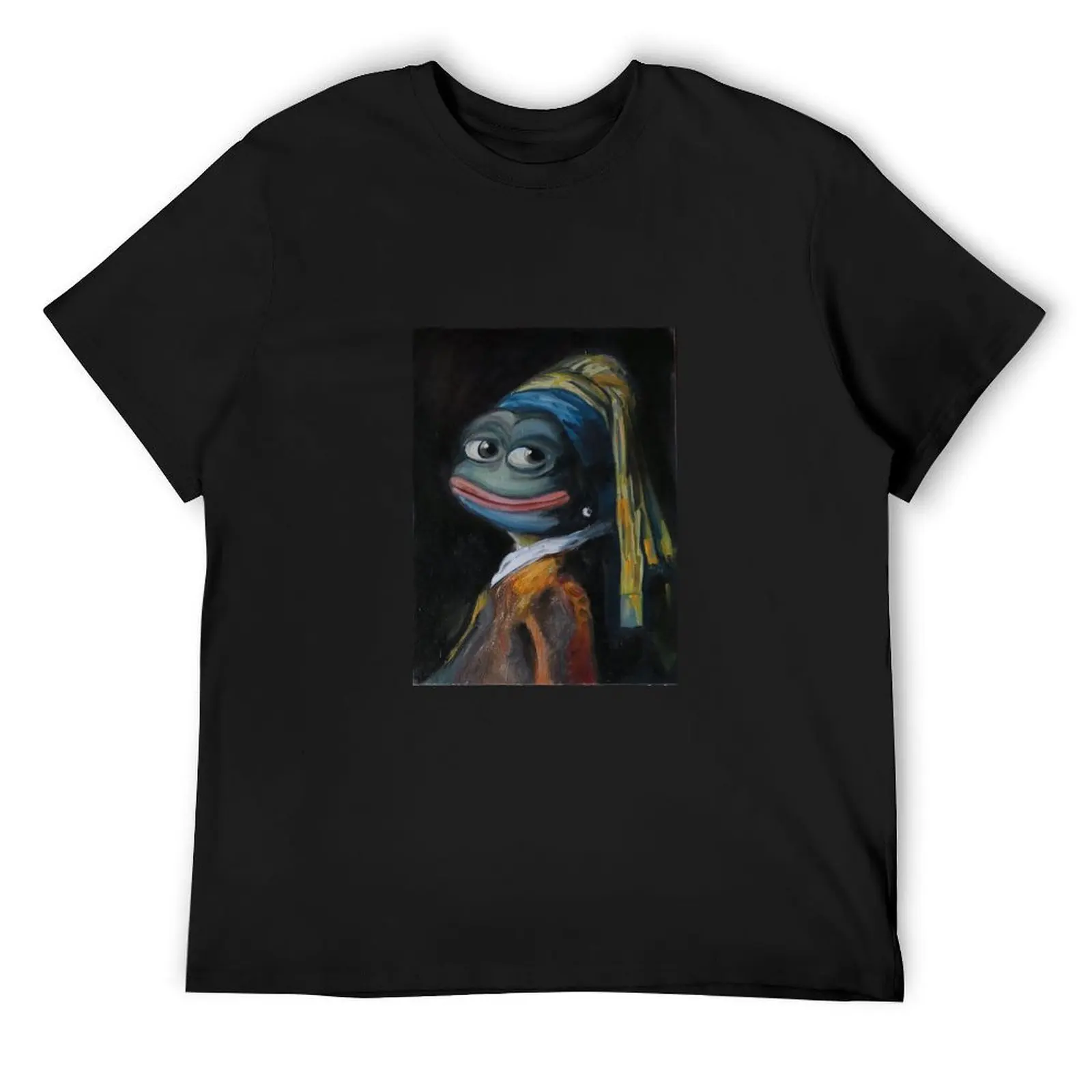 Pepe with Earring by Pepelangelo T-Shirt anime clothes customs design your own plus size clothes anime tshirt tshirts for men