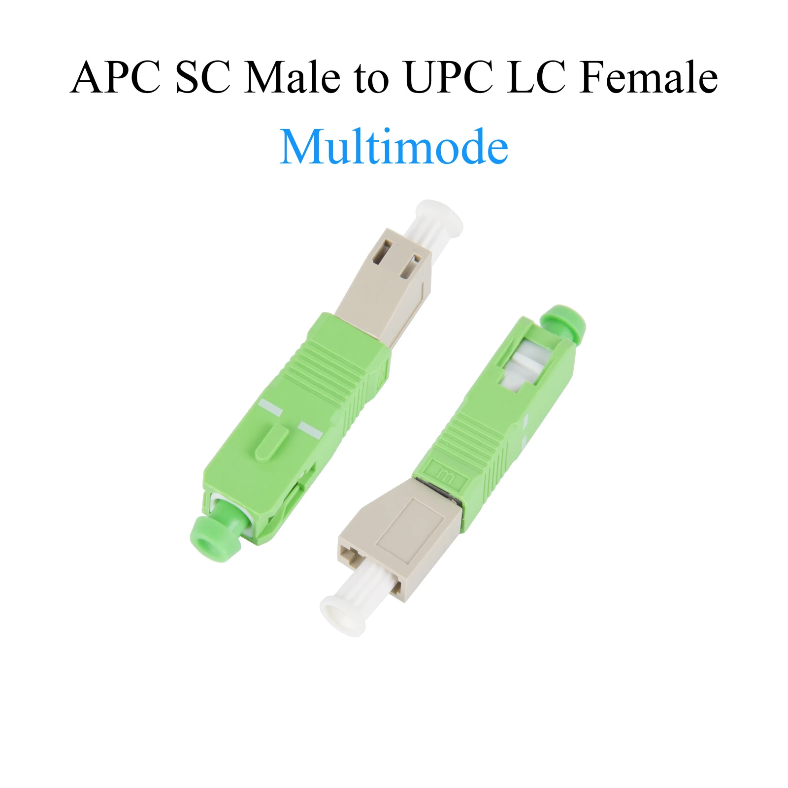 5 uds SC APC/UPC macho a LC/ST UPC adaptador de fibra óptica hembra convertidor OM3 multimodo