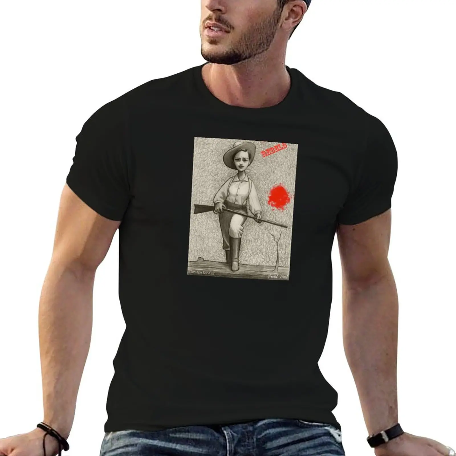 Remember the Ladies - Pearl Hart T-Shirt man t shirt cotton cotton t shirt pack men t shirt cotton 100% T-shirt