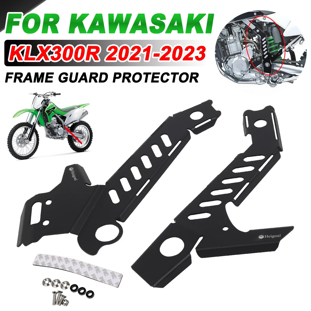 

For KAWASAKI KLX300R KLX 300R 300 R 2021 2022 2023 Motorcycle Accessories Fairing Body Frame Guard Side Cover Protector Cap