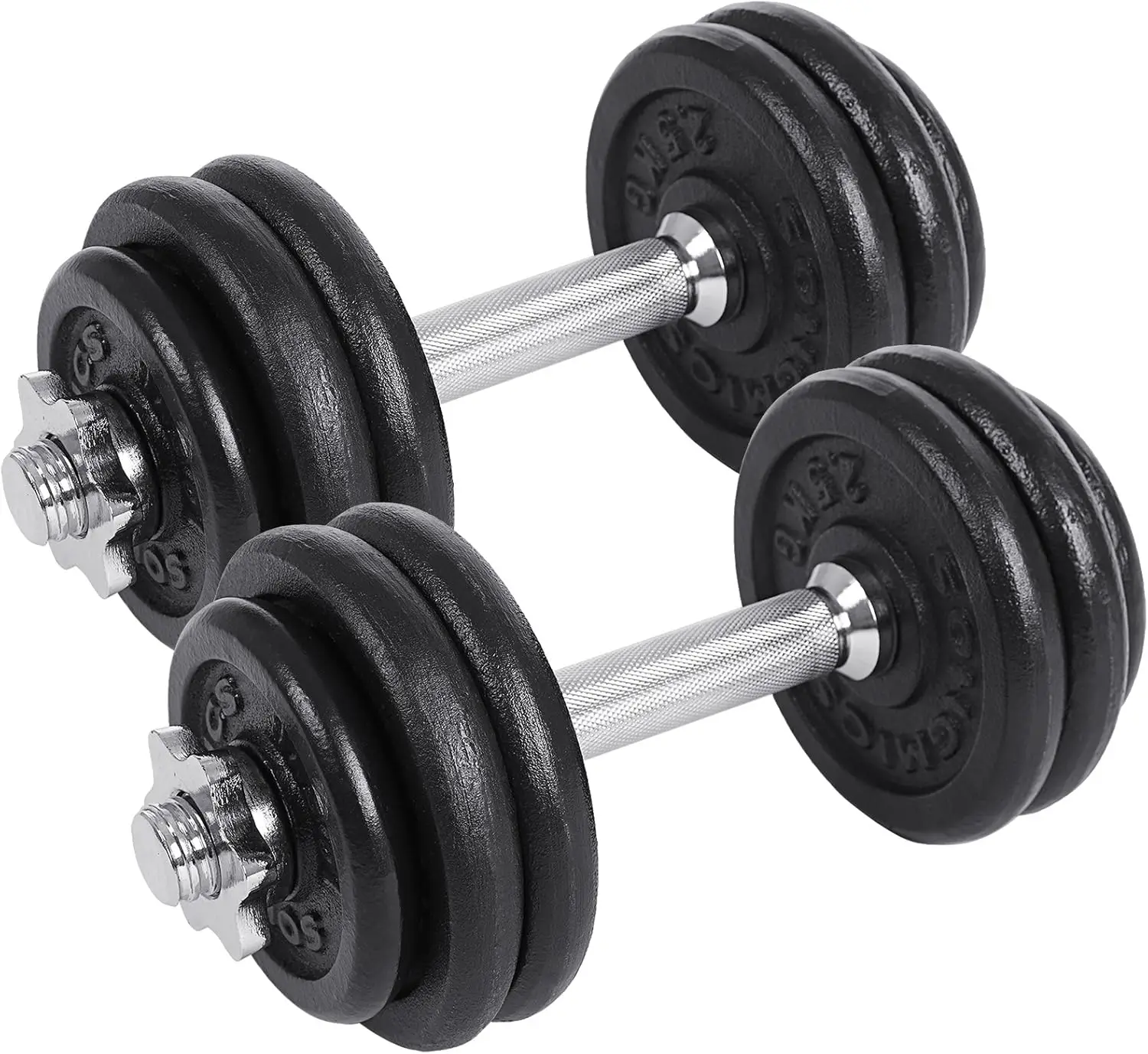 SONGMICS Dumbbell SYL20/30/40T cast iron dumbbell set 20/30/40 kg adjustable