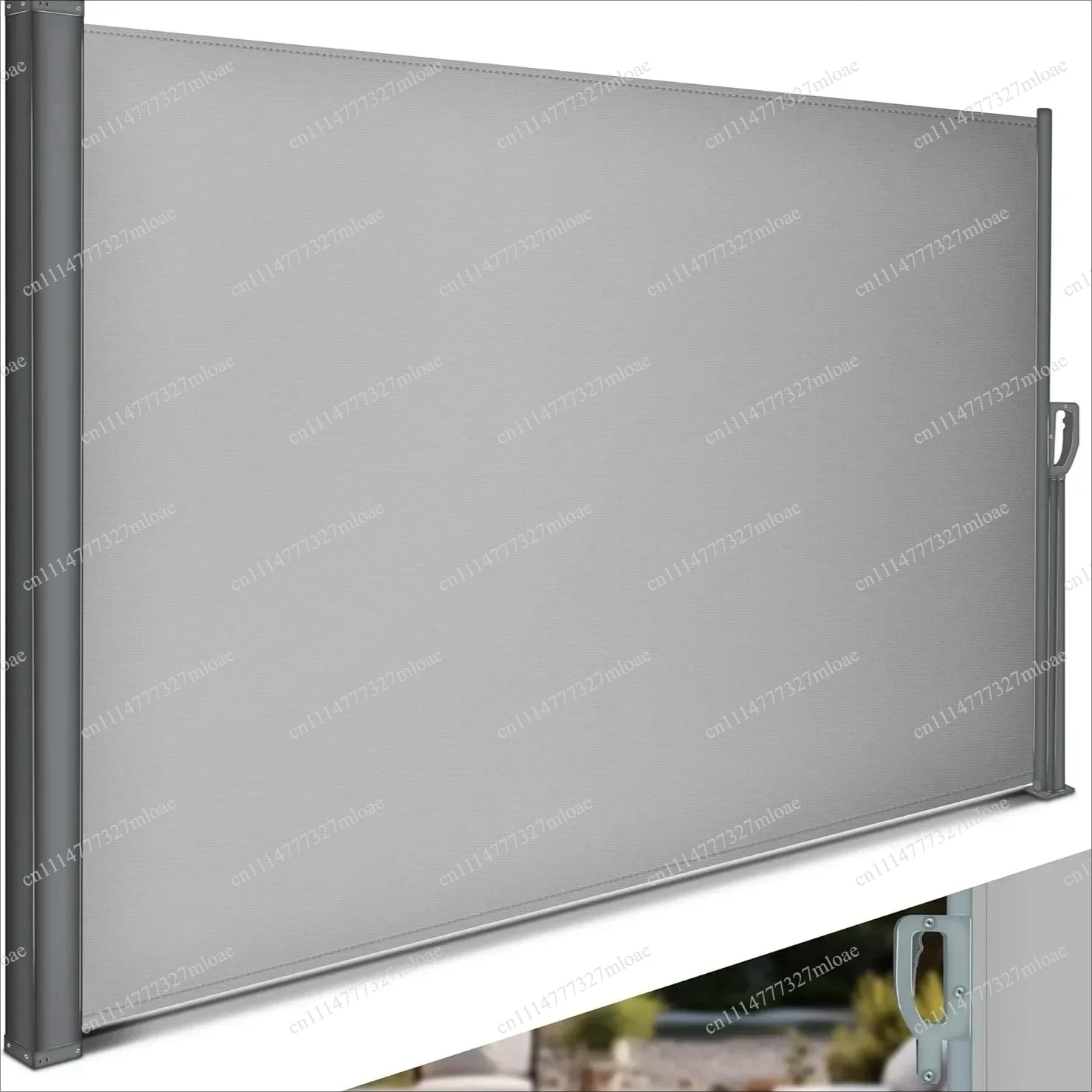 Garden partition awning Outdoor side pull awning Retractable awning Anti-sun shading Privacy Hand pull screen