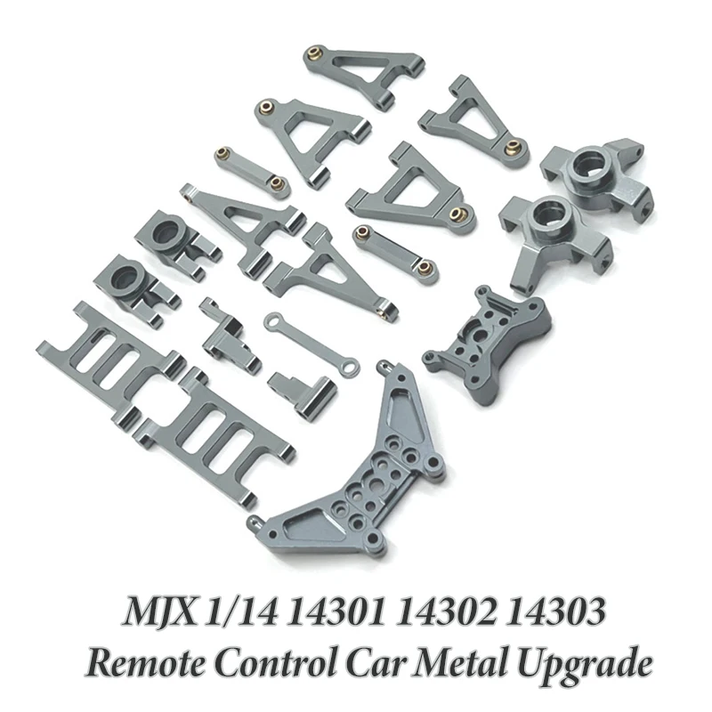 MJX1/14 14301 14302 14303 Accessori per auto telecomandati Braccio di aggiornamento in metallo, sterzo, n. 802