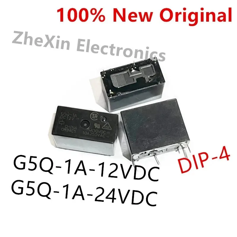 

5-10PCS/Lot G5Q-1A-12VDC 、G5Q-1A-24VDC 、G5Q-1A-5VDC DIP-4 New Original Power Relay G5Q-1A-DC12V 、G5Q-1A-DC24V