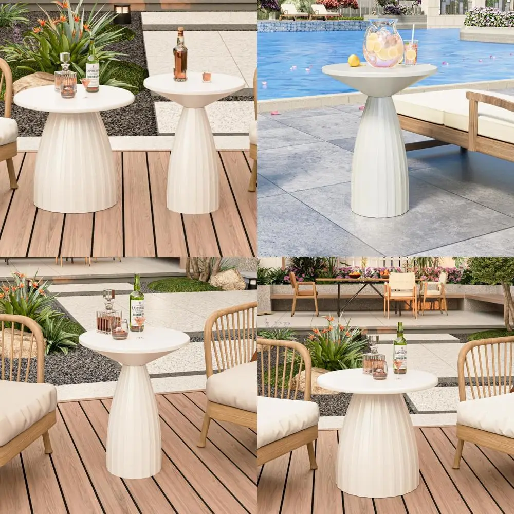 5-piece farmhouse dining table set with round extendable wood table and 4 upholstered chairs