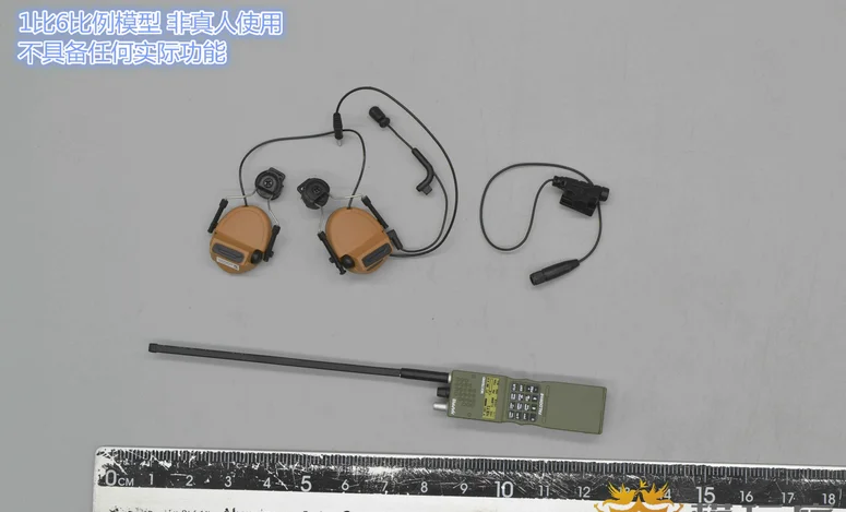 

1/6 Easy&Simple ES 26054S C.B.R.N Assault Team Tactical 1:6 Headset Communicator