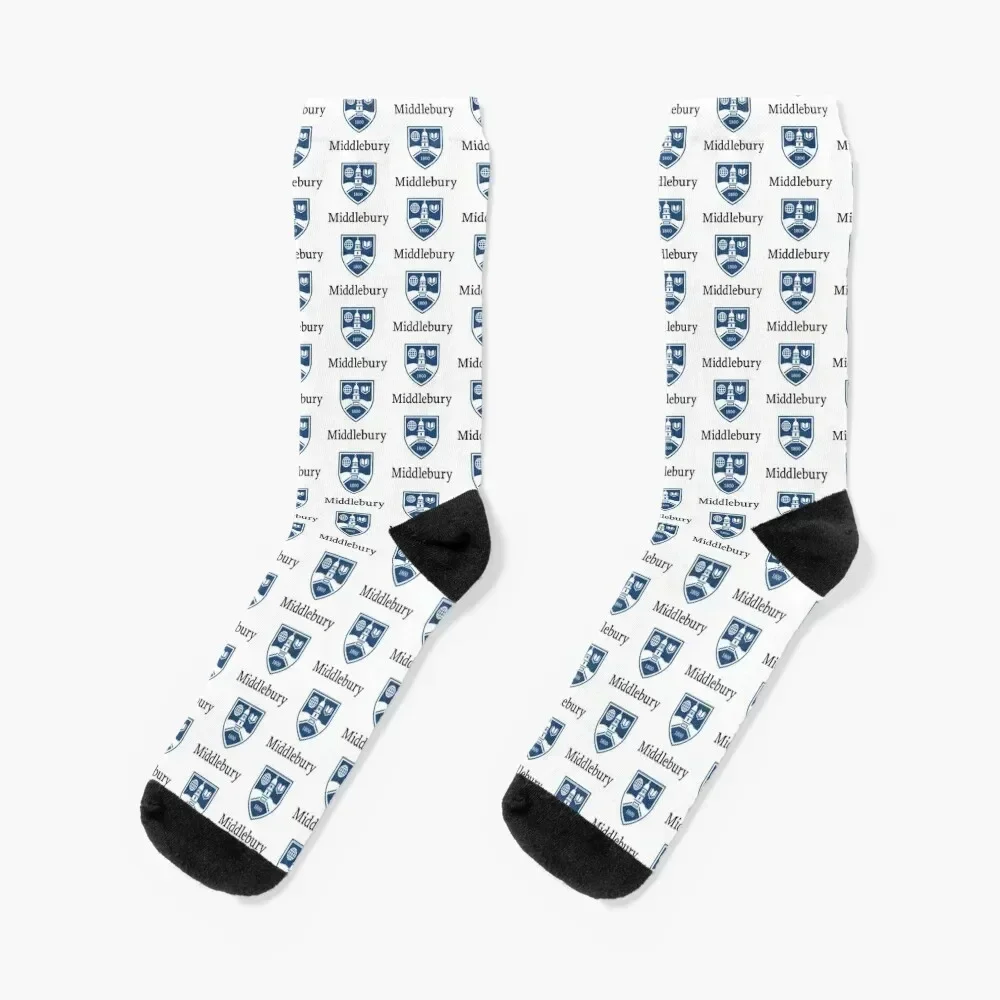 Middlebury College Socks Run cool japanese fashion bright garter Socks For Men Women's