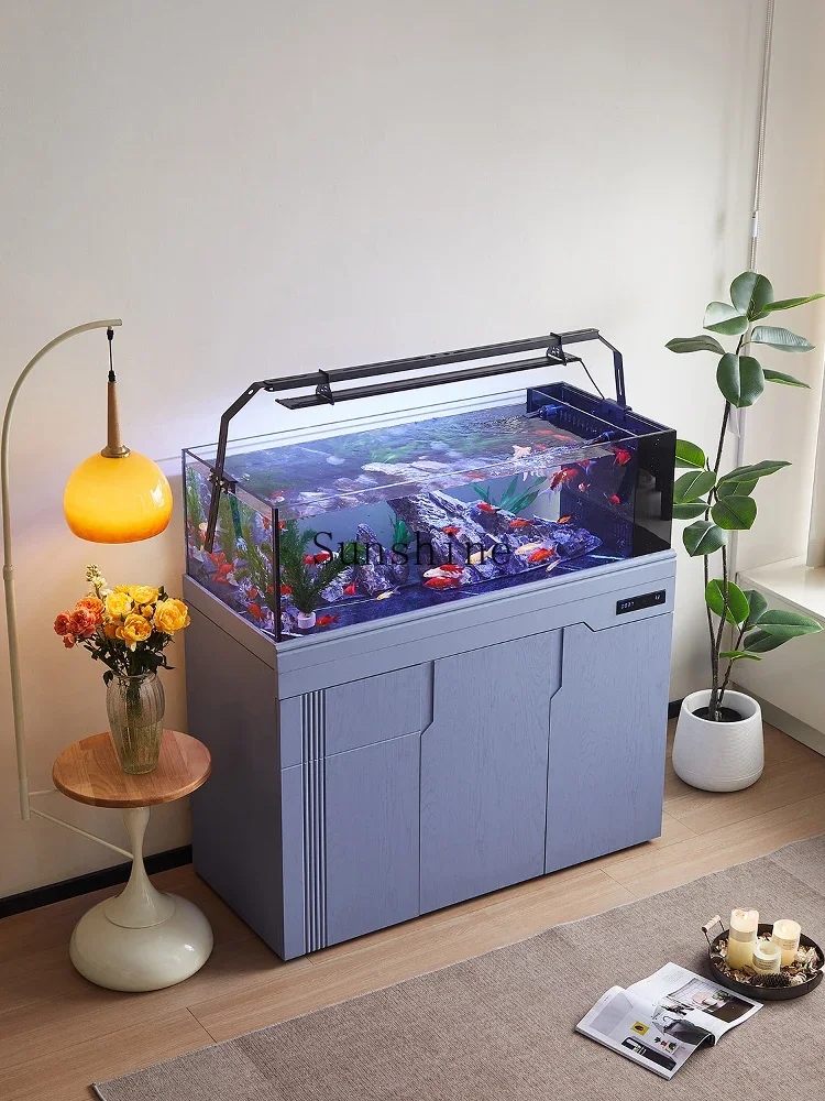 

Integrated living room household large floor bottom filter full set of landscaping aquarium FT