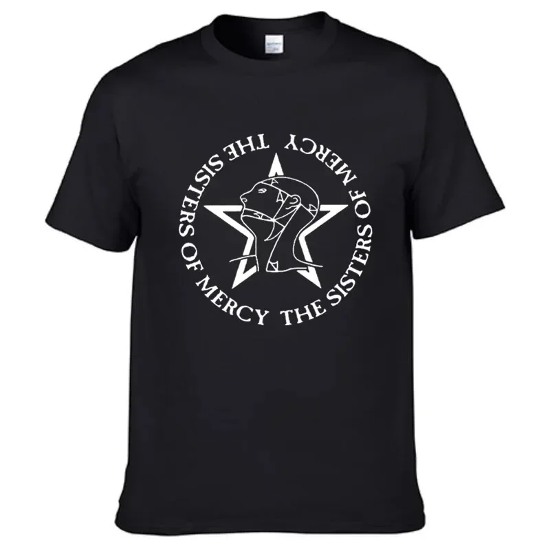 2026NEW The Sisters of Mercy T-Shirt Men and Women Tee Post Punk Goth Rock Band T Shirts Cotton Tops Tees Fashion Sleeve Y2K