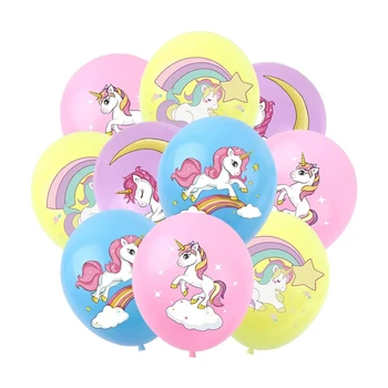 8/16/24 pezzi decorazioni per palloncini per feste di compleanno a tema unicorno per feste di compleanno per ragazze decorazioni per feste di sfondo per baby shower