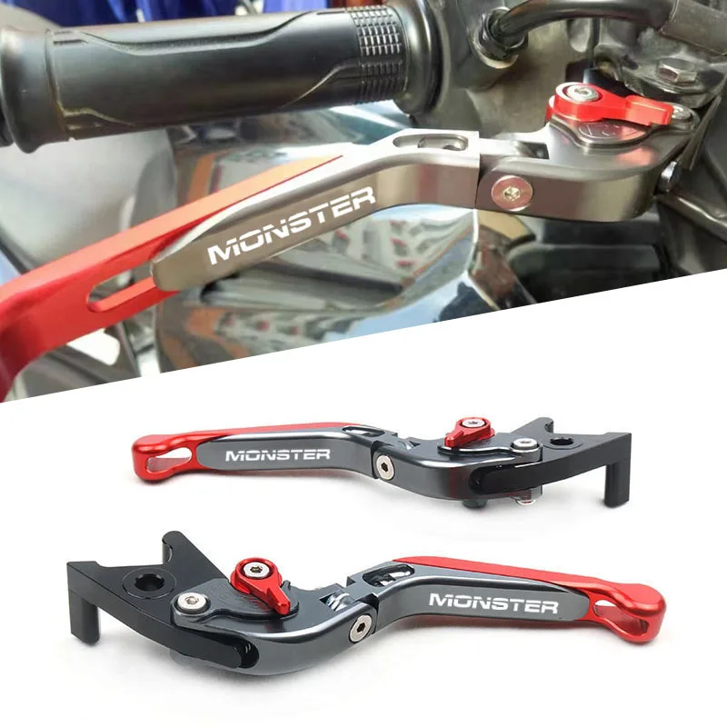 

Motorcycle Accessories Folding Extendable Brake Clutch Levers For MONSTER 797 2017-2020 821 MONSTER/Dark/Stripe 2014-2020